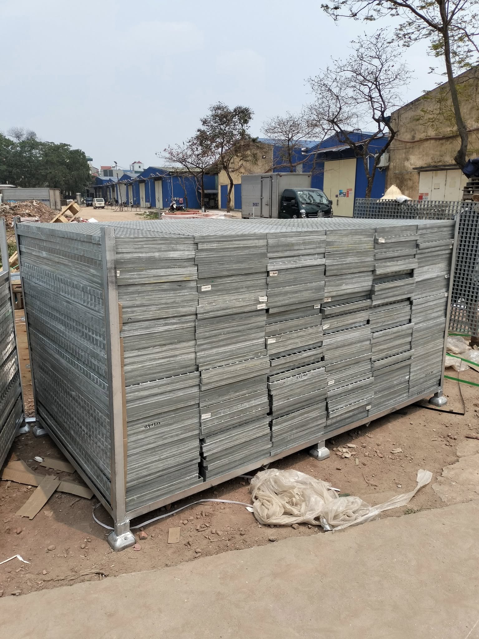 Tấm sàn grating mạ kẽm khổ 1000×500 mm4